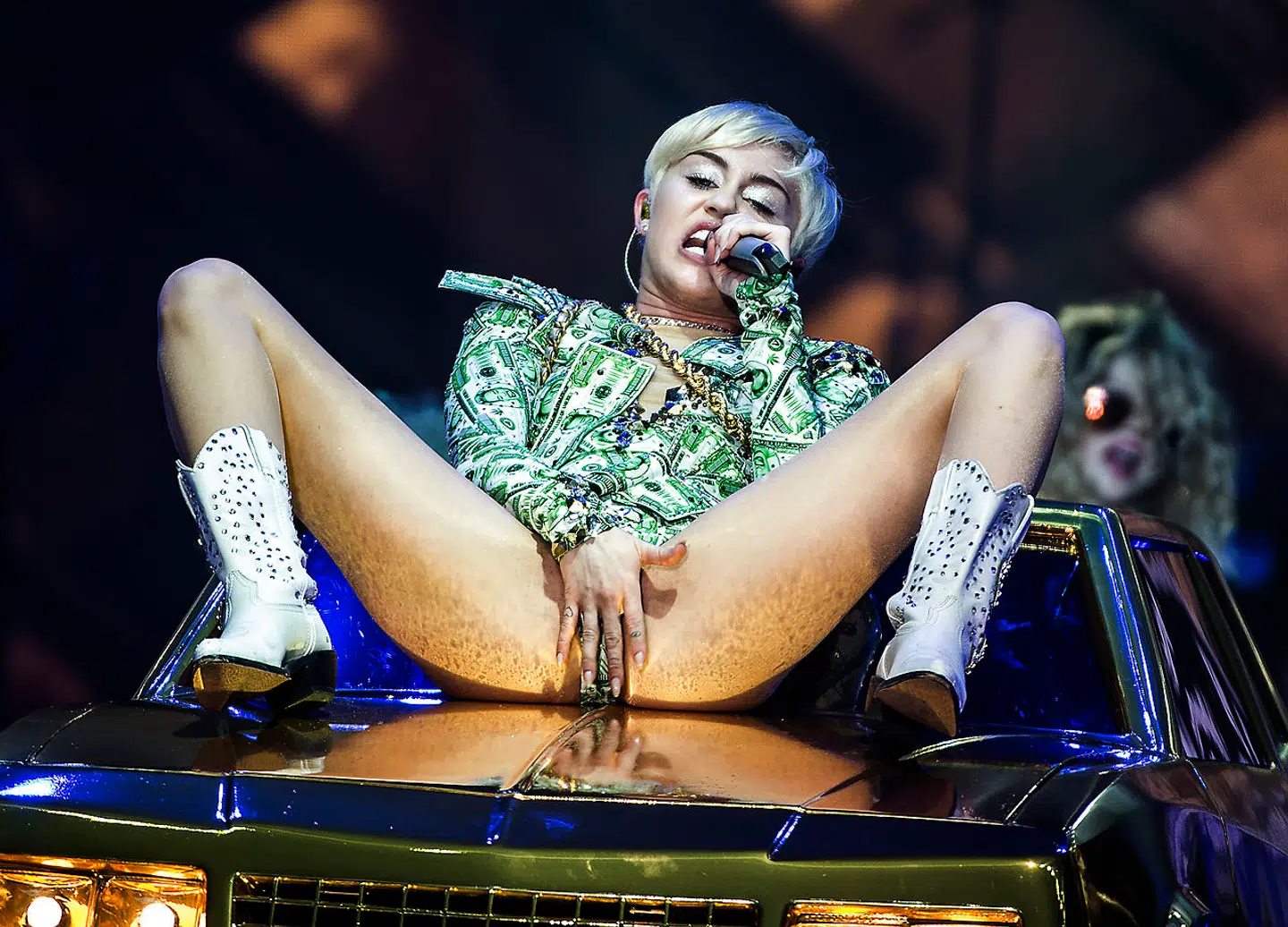 Miley Cyrus, sidst hun gav koncert i Danmark.