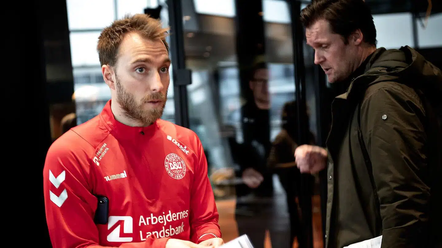 Pressemøde med DBU det danske fodboldlandshold på Hotel Clarion. Christian Eriksen