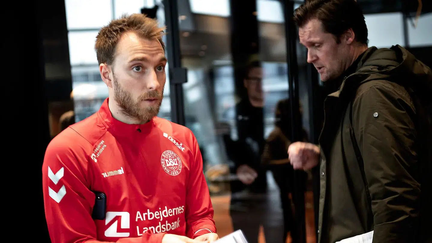 Pressemøde med DBU det danske fodboldlandshold på Hotel Clarion. Christian Eriksen