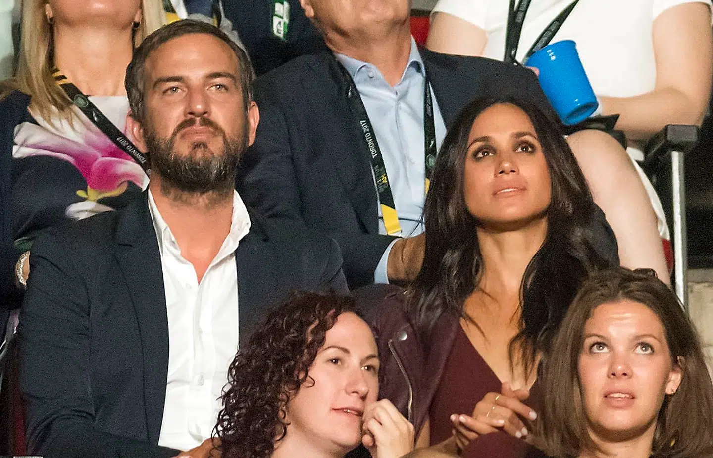 Markus Anderson og Meghan Markle til Invictus Games i Toronto 2017.
