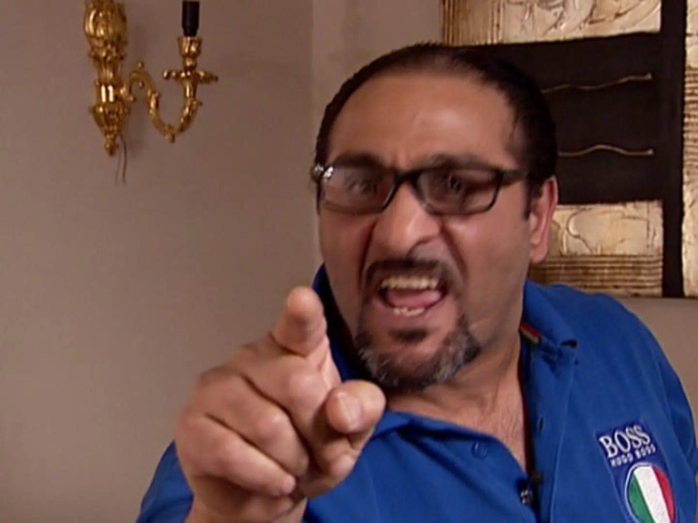 Gimi Levakovic er familiens temperamentsfulde overhoved.