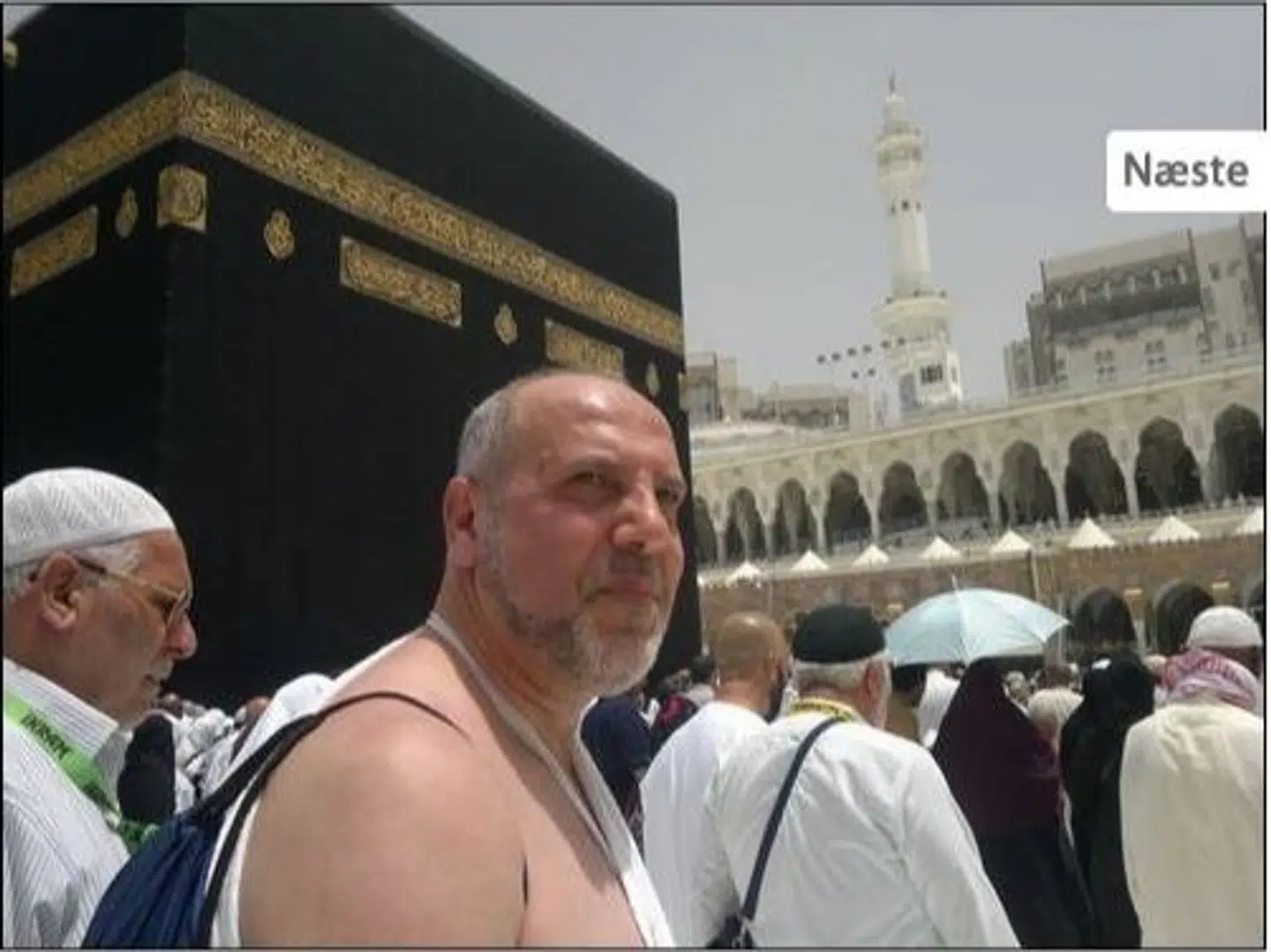 Skoleleder Waleed Houji i Mekka på en rejse til Saudi-Arabien i 2014. Foto: Alqudsskole.dk