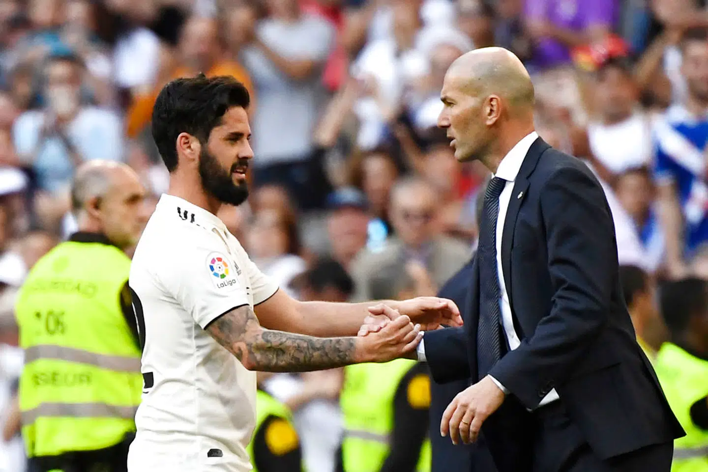Spanske Isco gjorde comeback i startopstillingen og kvitterede med mål for sin 'nye' træner.