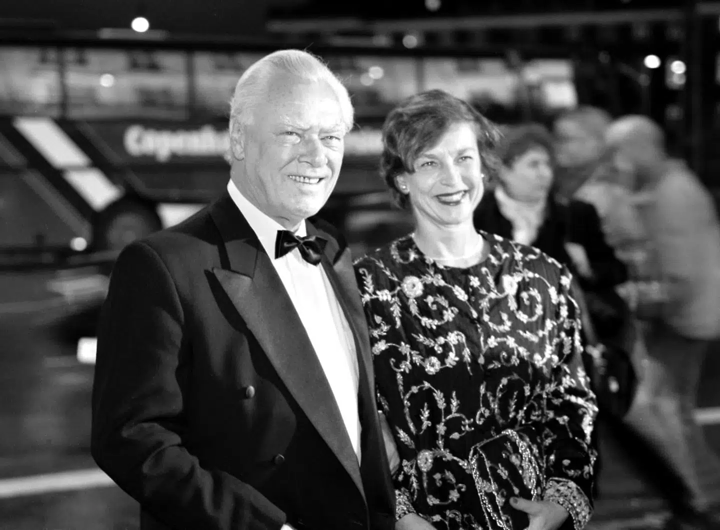 Susanne Heering fejrer 60-års fødselsdag på Hotel d'Angleterre. Her tidligere statsminister Poul Schlüter og Anne Marie Vessel Schlüter.