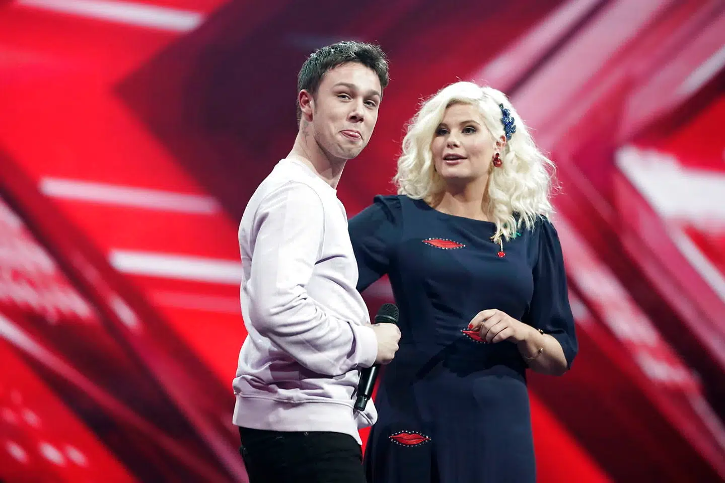 Hugo Helmig ved X Factor liveshow 3, fredag den 14. Marts 2019. (Foto: Martin Sylvest/Ritzau Scanpix 2019)