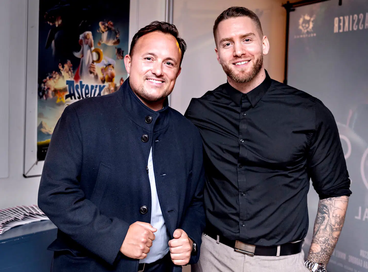 Vild med dans-danseren Thomas Evers Poulsen (tv) med sin kæreste, Sæthór Kristjánsson.