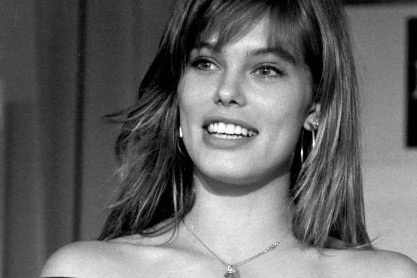 Arkivfoto af Renée Toft Simonsen taget i 1987, dengang hun arbejdede som model.