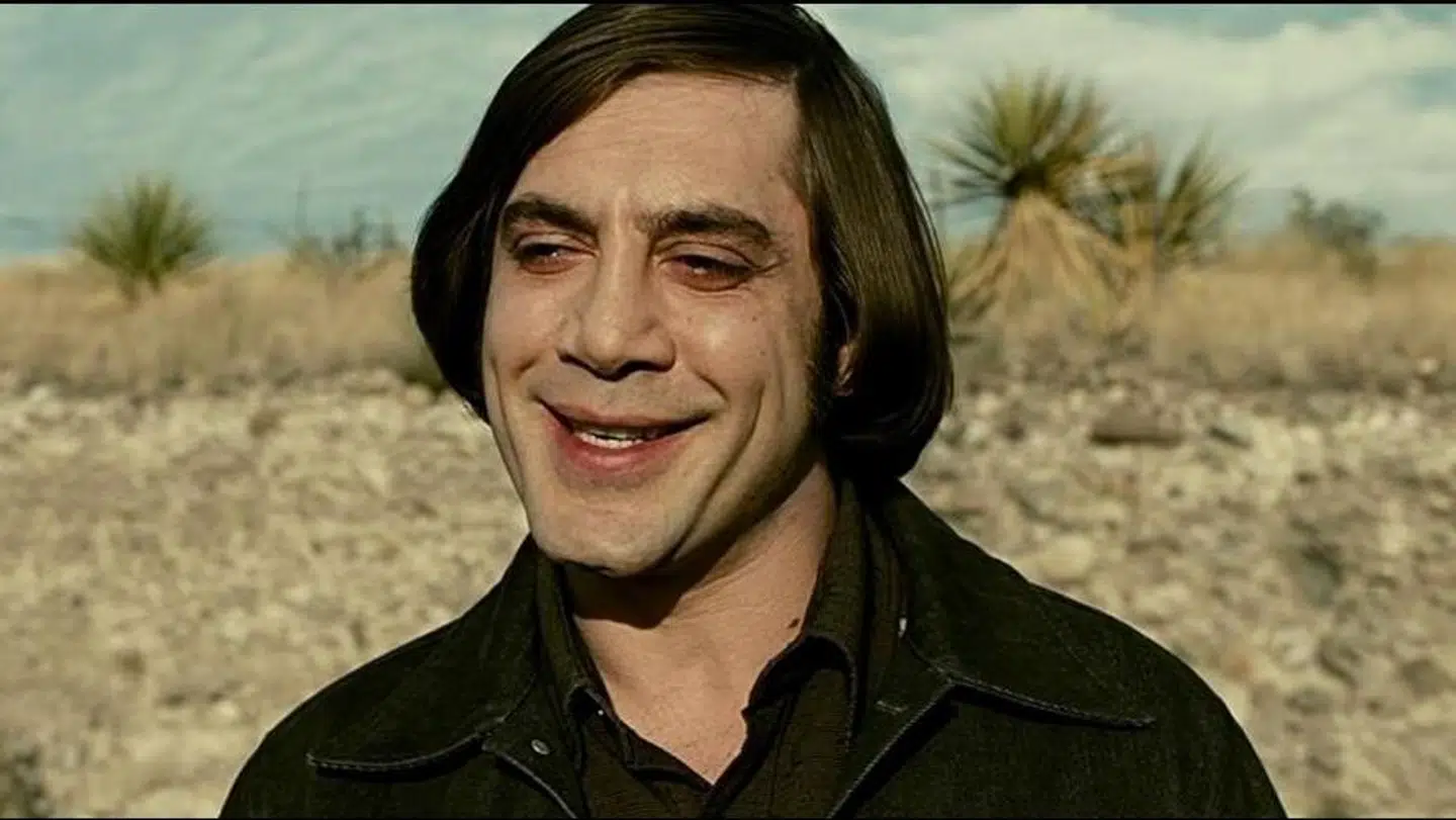 Javier Bardem spillede Anton Chigurh i filmen 'No Country for Old Men' fra 2007.