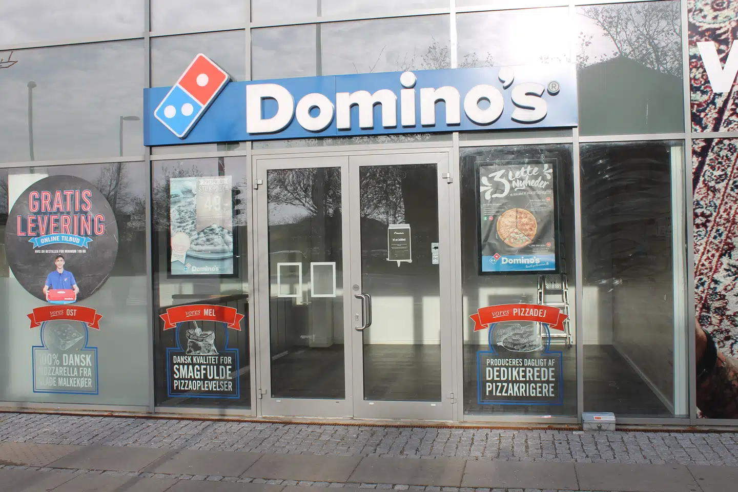 Her er det Domino's i Taastrup, der er lukket ned.