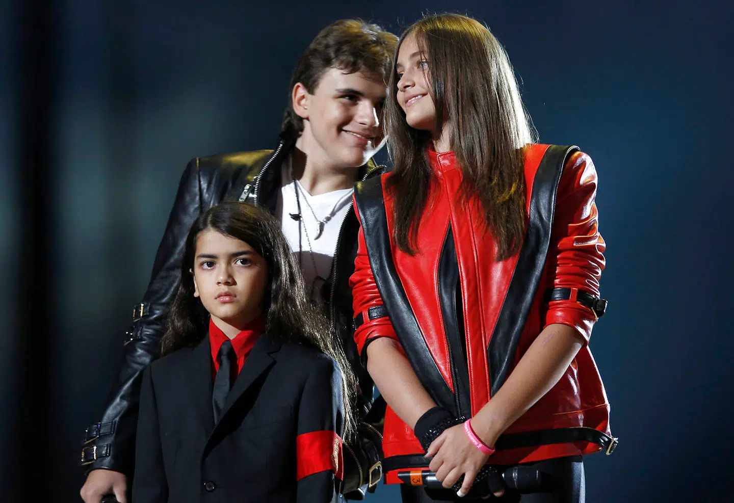 Prince, Paris og Blanket Jackson på scenen til 'Michael Forever'-mindekoncert i 2011.