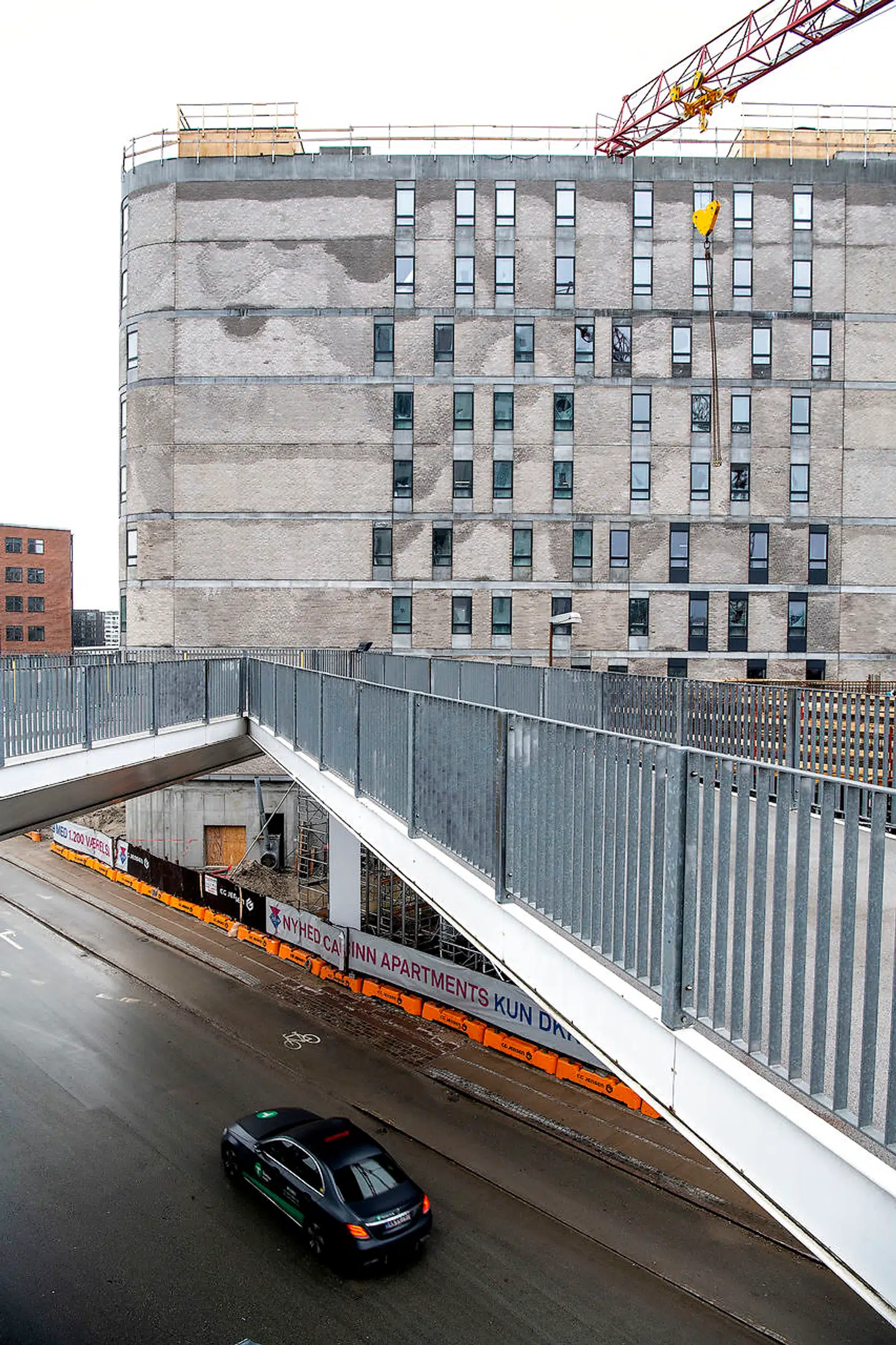CabInn er i fuld gang med at opføre hvad der bliver Danmarks største hotel på Kalvebod Brygge i København.