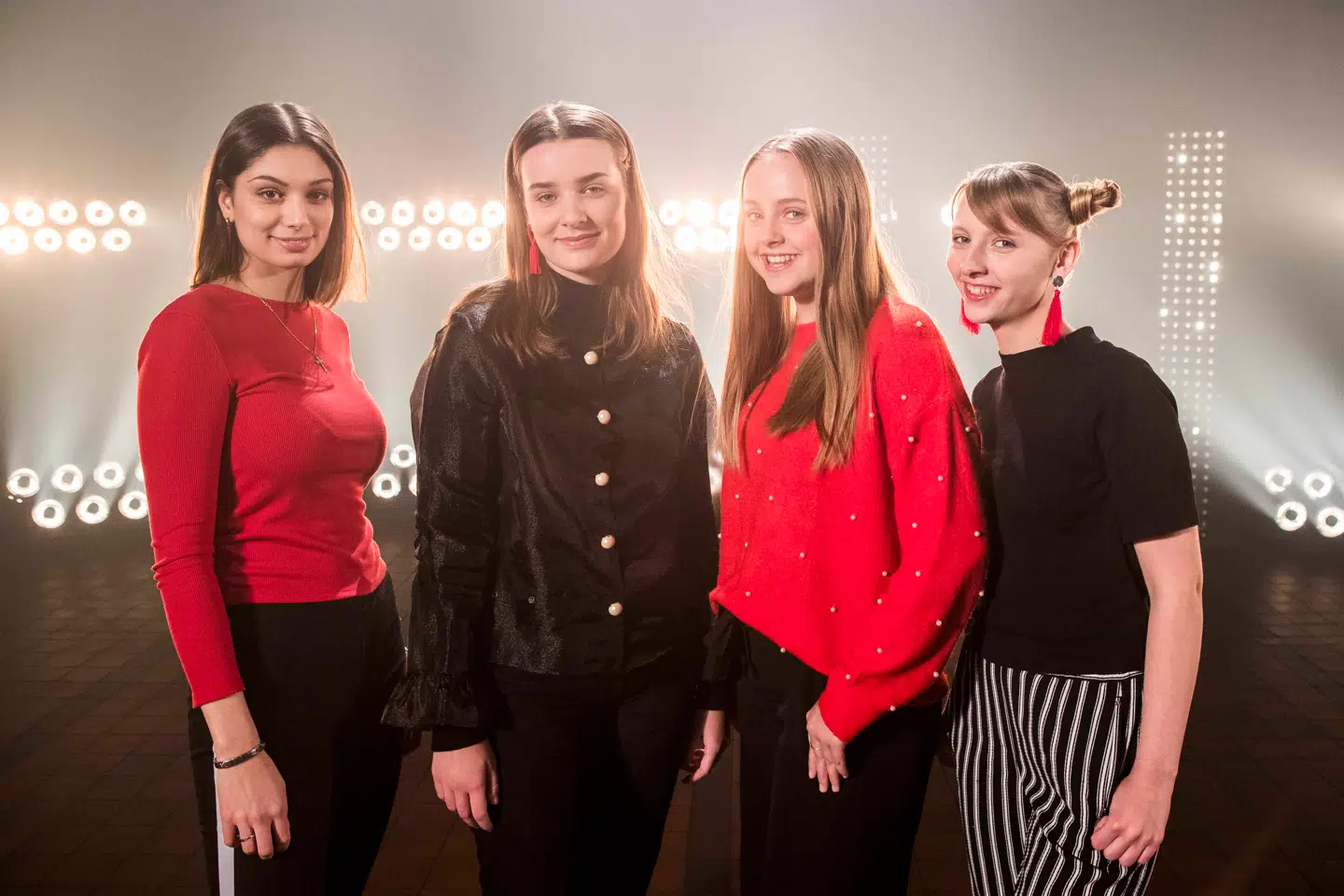 Tanne Balcell, Freja Assenholt, Mathilde Byder og Emma Funding er tilsammen Echo.