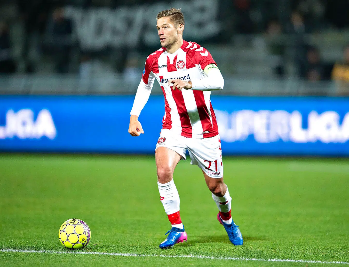 Kasper Risgård har ikke været meget på banen i denne sæson.