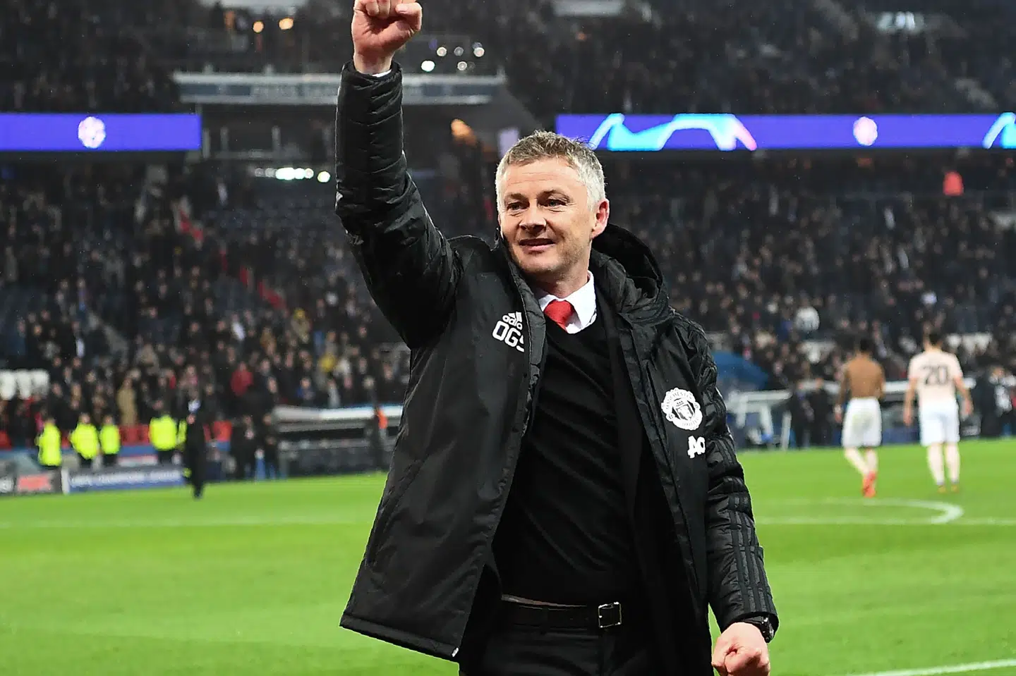 Ole Gunnar Solskjær kunne atter sole sig i succes som Manchester United-manager, da United onsdag sendte Paris Saint-Germain ud af Champions League. Anne-Christine Poujoulat/Ritzau Scanpix