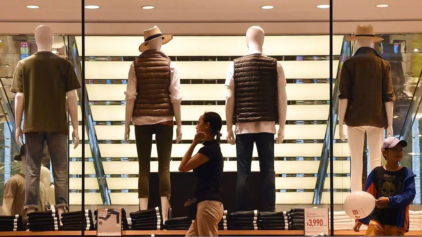 Den japanske tøjkæde Uniqlo kommer til Danmark. Billedet her er fra en af Uniqlos mange butikker i Japan.