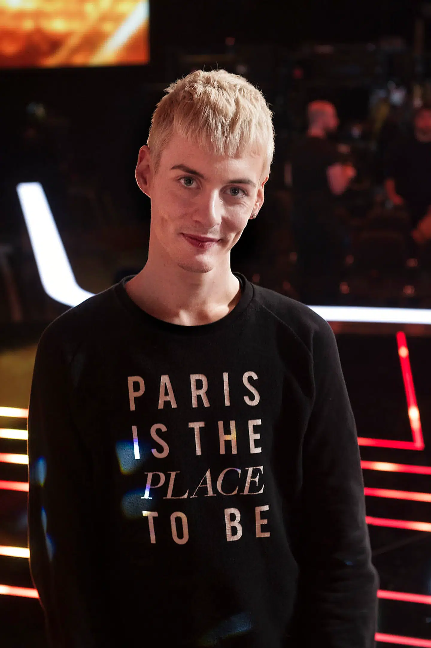 Sigmund ved 'X Factor'-pressemøde torsdag den 22. februar 2018. (Foto: Liselotte Sabroe/Scanpix 2018)