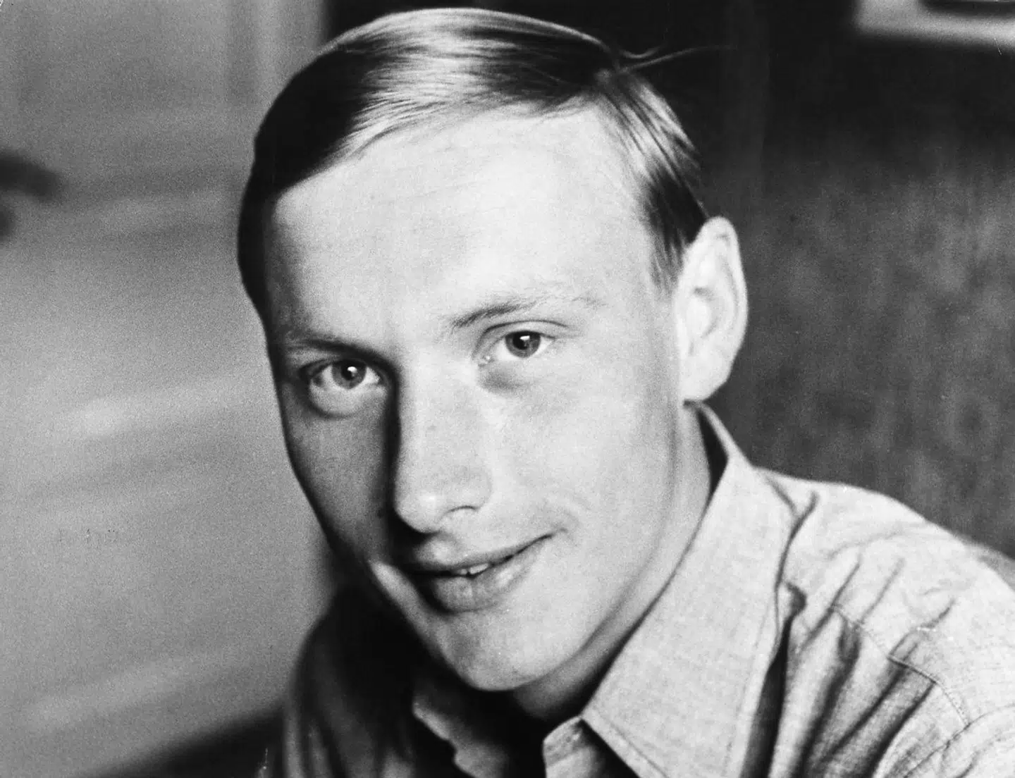 Arkivfoto af en ung Niels-Christian Holmstrøm i 1967 som fodboldspiller i KB: