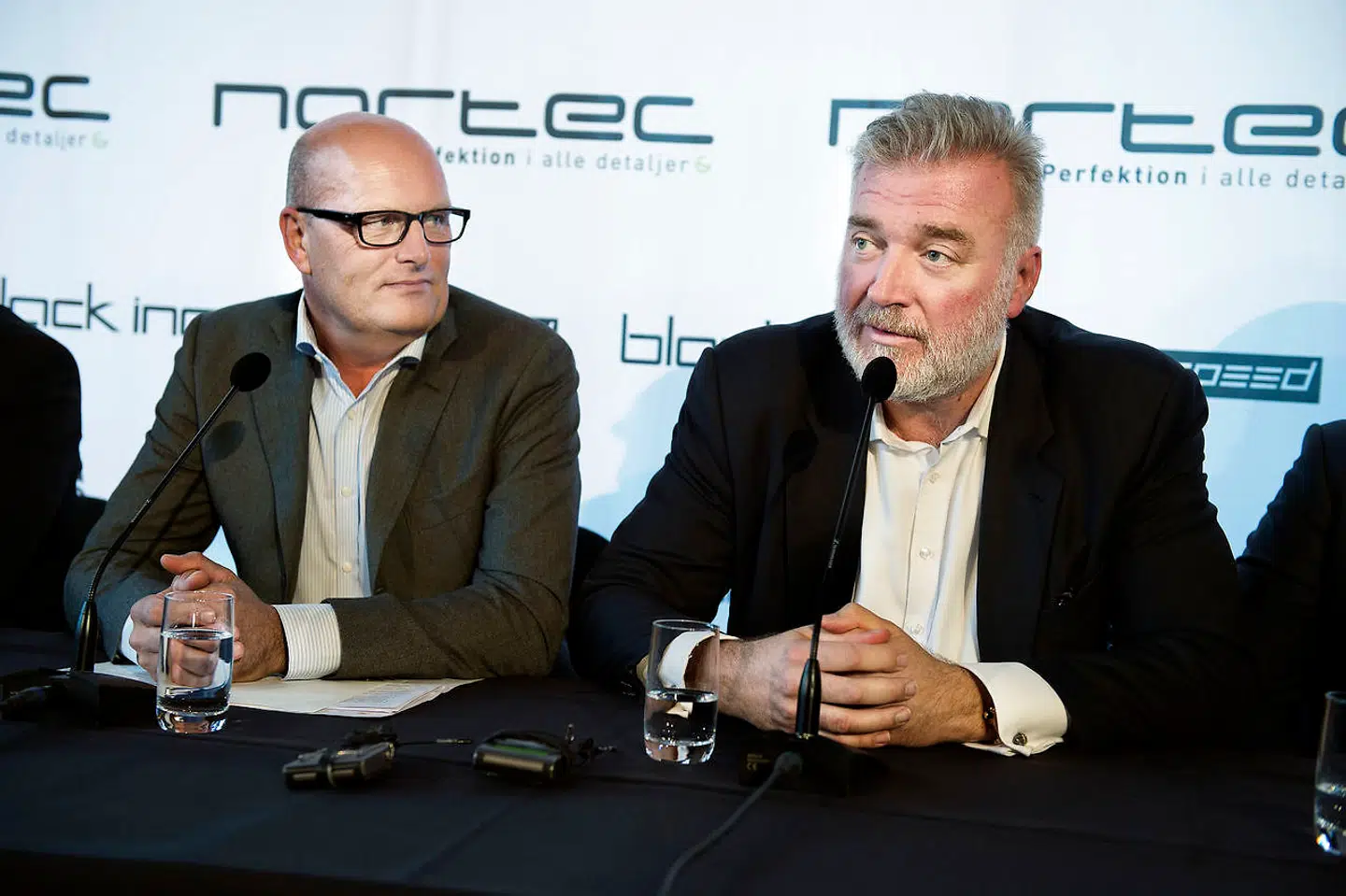 Bjarne Riis og Lars Seier Christensen.