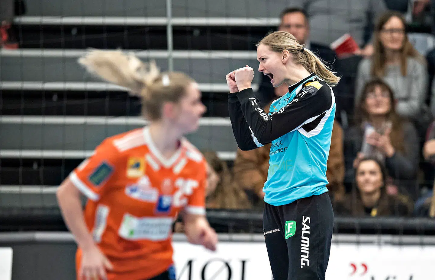 Johanna Bundsen (København Håndbold - 1) Håndbold Kvinder. Women's EHF Champions League. Odense Håndbold - København Håndbold Lørdag den 2 Marts 2019.. (Foto: Claus Fisker/Ritzau Scanpix)