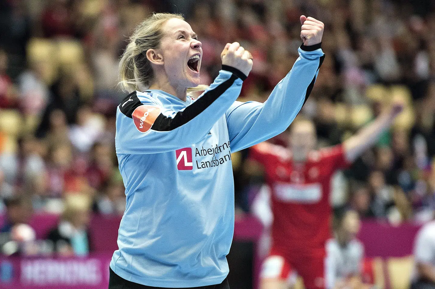 Håndboldkeeperen Rikke Poulsen rykker til sommer fra Viborg HK til Team Esbjerg. Henning Bagger/Ritzau Scanpix