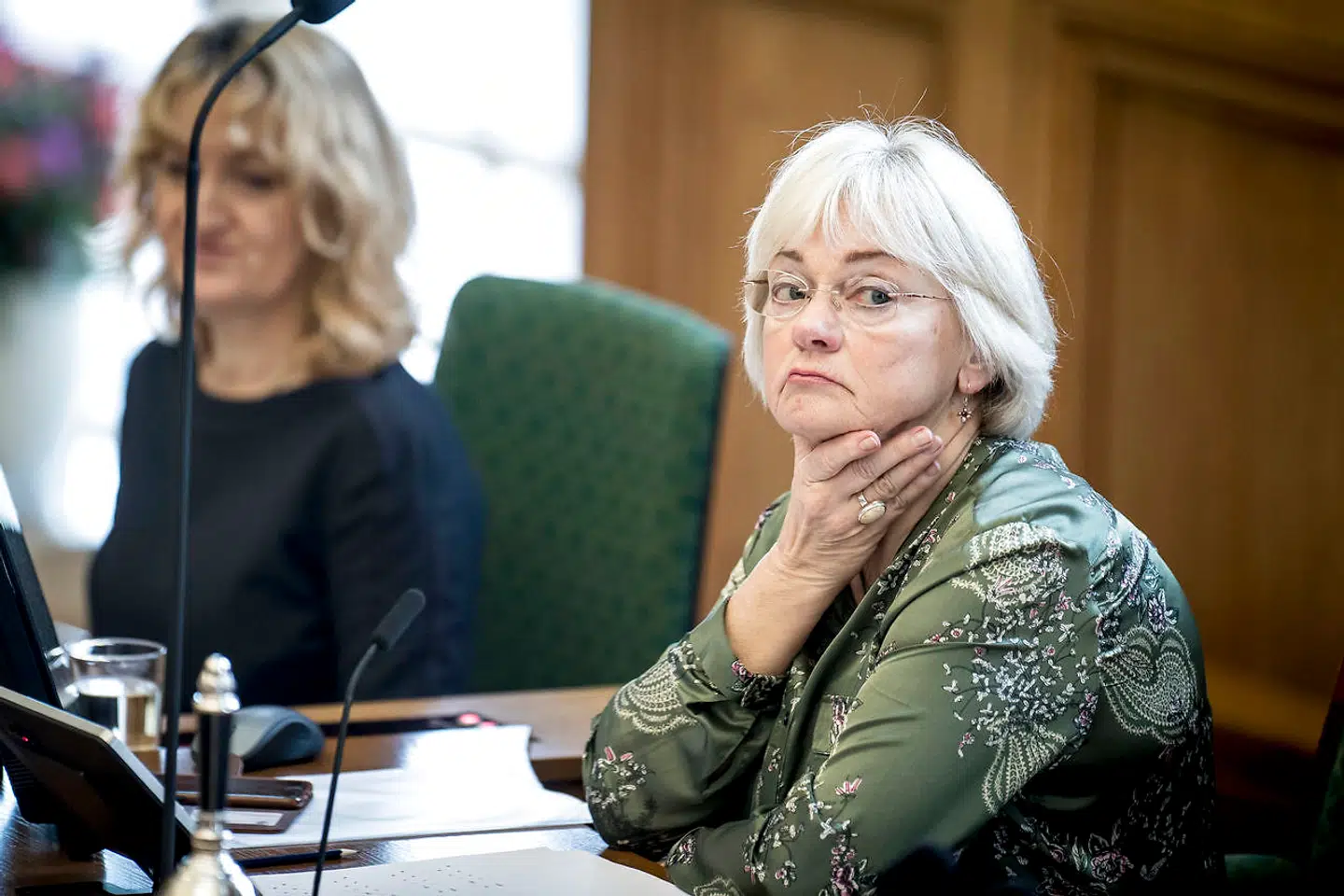 Folketingets formand Pia Kjærsgaard under møde i Folketingssalen.