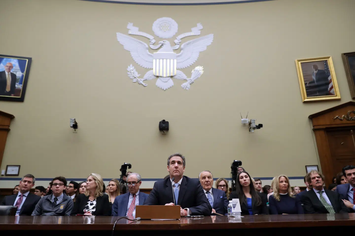 Onsdag aften dansk tid er præsident Donald Trumps tidligere advokat til en åben høring i Repræsentanternes Hus. Chip Somodevilla/Ritzau Scanpix