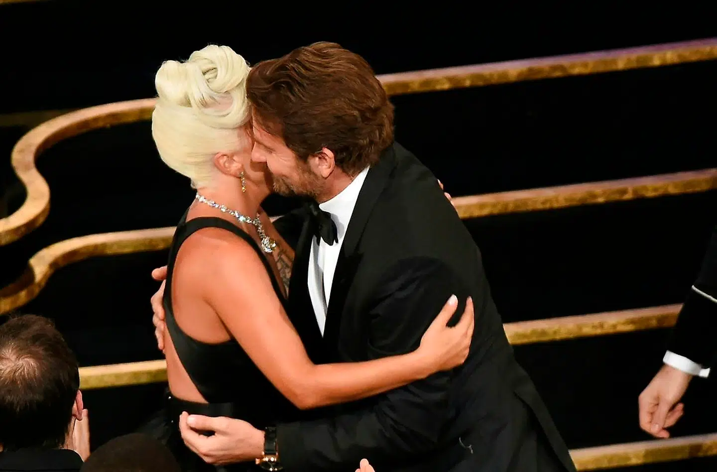 Ved den 91. udgave af Oscars-uddelingen fik Lady Gaga en statuette for sangen Shallow. (Photo by VALERIE MACON / AFP)