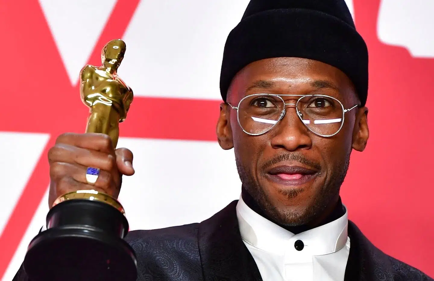 Mahershala Ali blev anerkendt for sin rolle som D. Don Shirley med en Oscar-statuette. (Photo by FREDERIC J. BROWN / AFP)