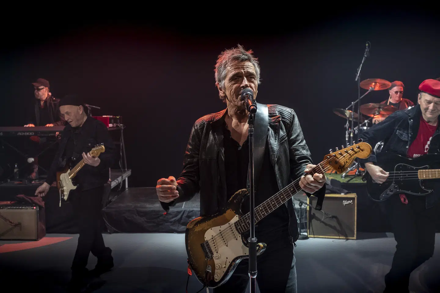 Michael Falch med Malurt til lydprøve på Det Kongelige Teater søndag den 24. februar 2019. Michael Falch og Malurt annoncerede under en koncert i Det Kongelige Teater søndag den 24. februar 2019 at Malurt er blevet gendannet og tager på turné i 2020. (Foto: Per Rasmussen/Scanpix 2019) Per Rasmussen/Ritzau Scanpix