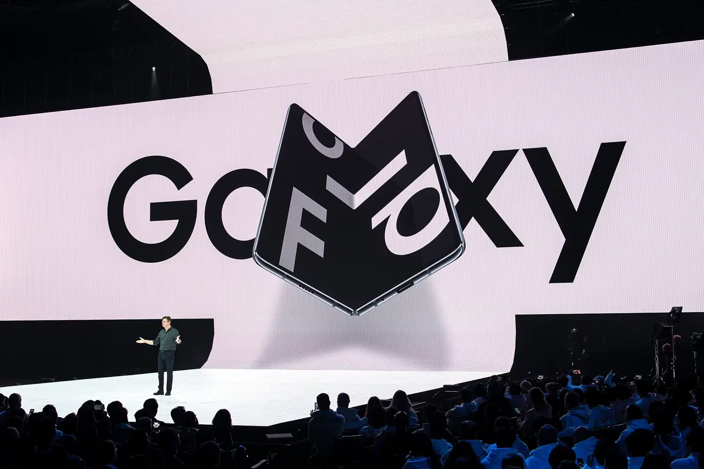 Onsdag lancerede Samsung sin første foldesmartphone. Senere har flere teknologivirksomheder fulgt trop. Josh Edelson/Ritzau Scanpix