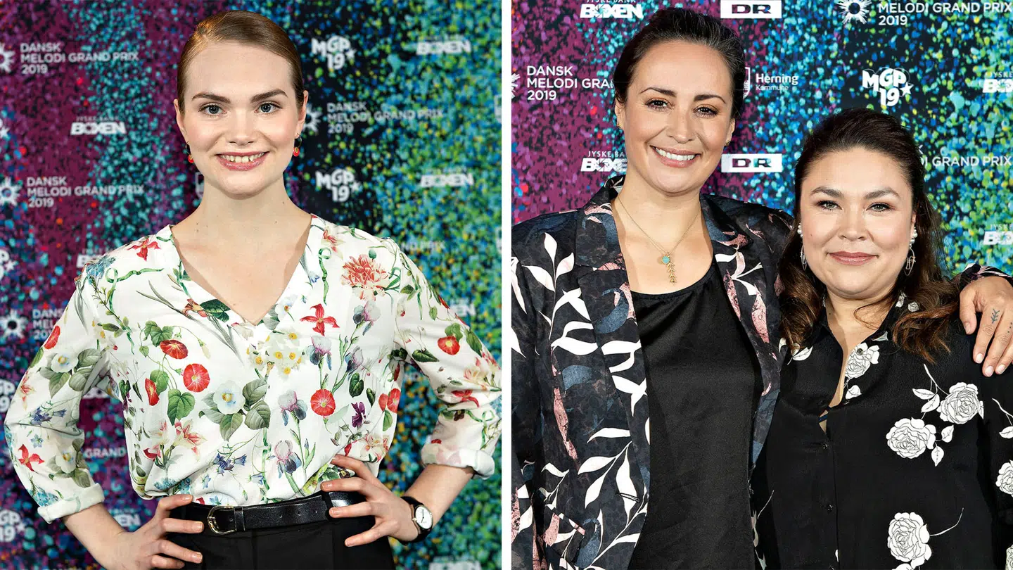 Det bliver Leonora (tv.) og Julie og Nina, der kommer til at slås om førstepladsen, mener Johann Sørensen.