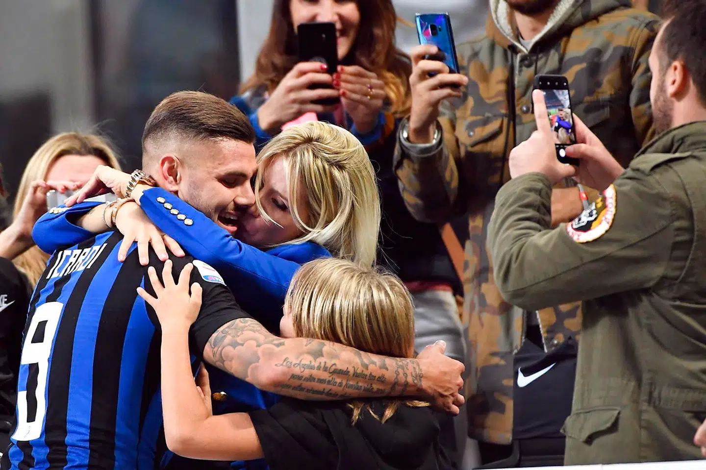 Mauro Icardi og Wanda Nara.