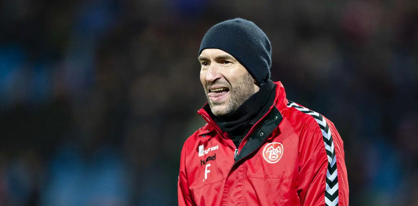 AaB's cheftræner Jacob Friis.