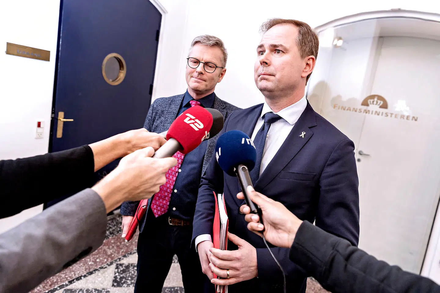 Finansminister Kristian Jensen (V) og regeringen til sættemøder med Folketingets partier om sundhedsreformen. Alle sættemøderne foregår i Finansministeriet og onsdag eftermiddag 20. feb. 2019 var det Nicolai Wammen og Socialdemokratiets tur- her forlader de Finasministeriet. (Foto: Bax Lindhardt/ Scanpix 2018)