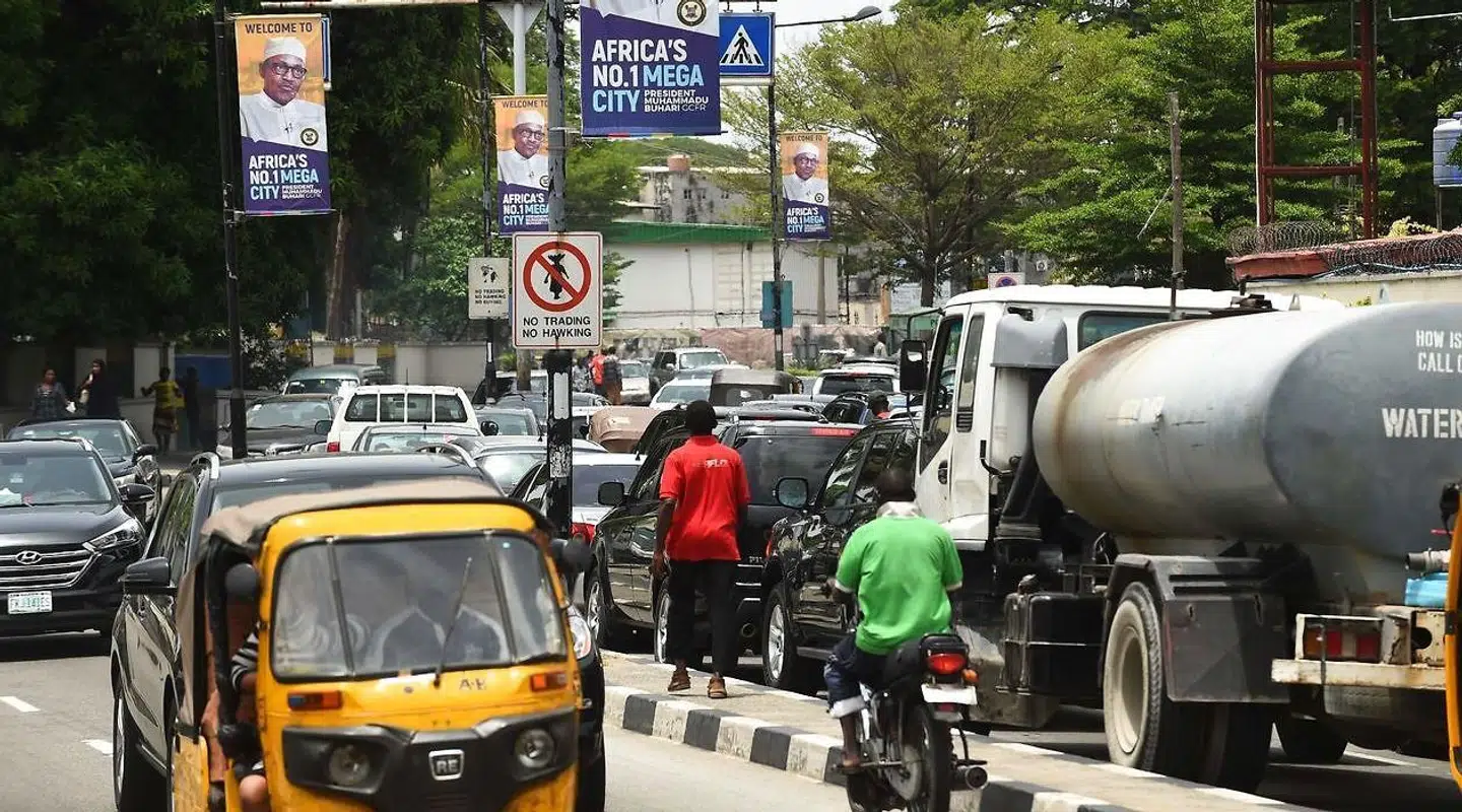 Byen Lagos i Nigeria. Arkivfoto.