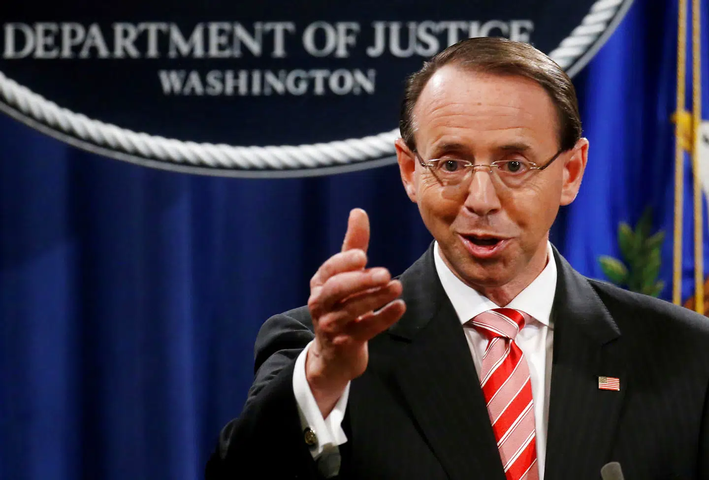 Rod Rosenstein har været stedfortrædende advokat genersal siden 2017.