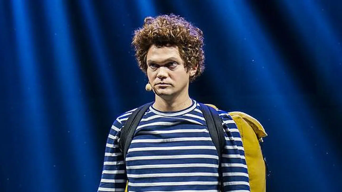 Ruben Søltoft som Terkel ved pressefotografering på musicalen Terkel - The motherfårking Musical i Tivolis koncertsal i København onsdag den 6. februar 2019. (foto: Martin Sylvest/Ritzau Scanpix 2019)