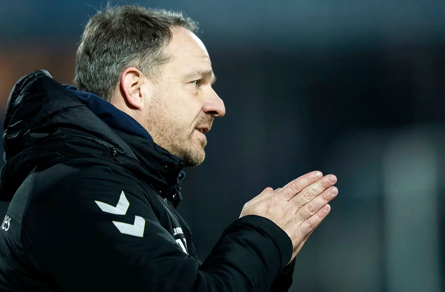 Brøndbys træner Alexander Zorniger. Superliga, runde 22: Esbjerg-Brøndby på Blue Water Arena i Esbjerg den 17 februar 2019.