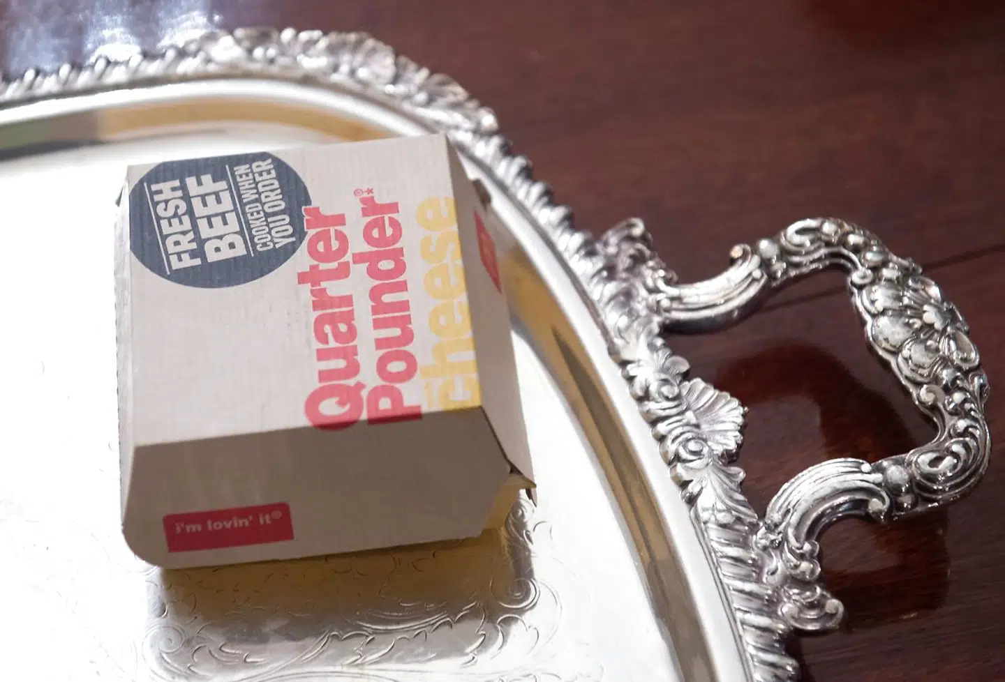 Trump er glad for burgere. Blandt andet Quarter Poundere fra McDonald's.