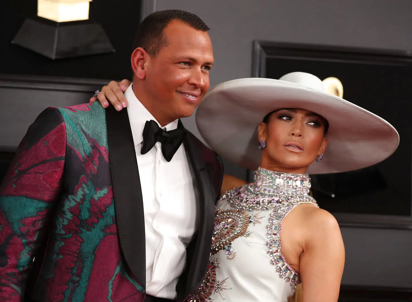 Alex Rodriguez og Jennifer Lopez.