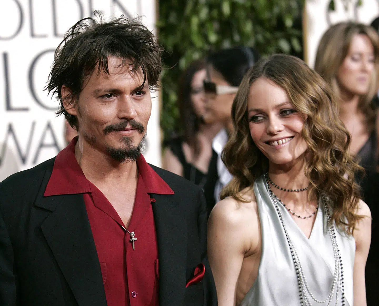 Vanessa Paradis med Johnny Depp.
