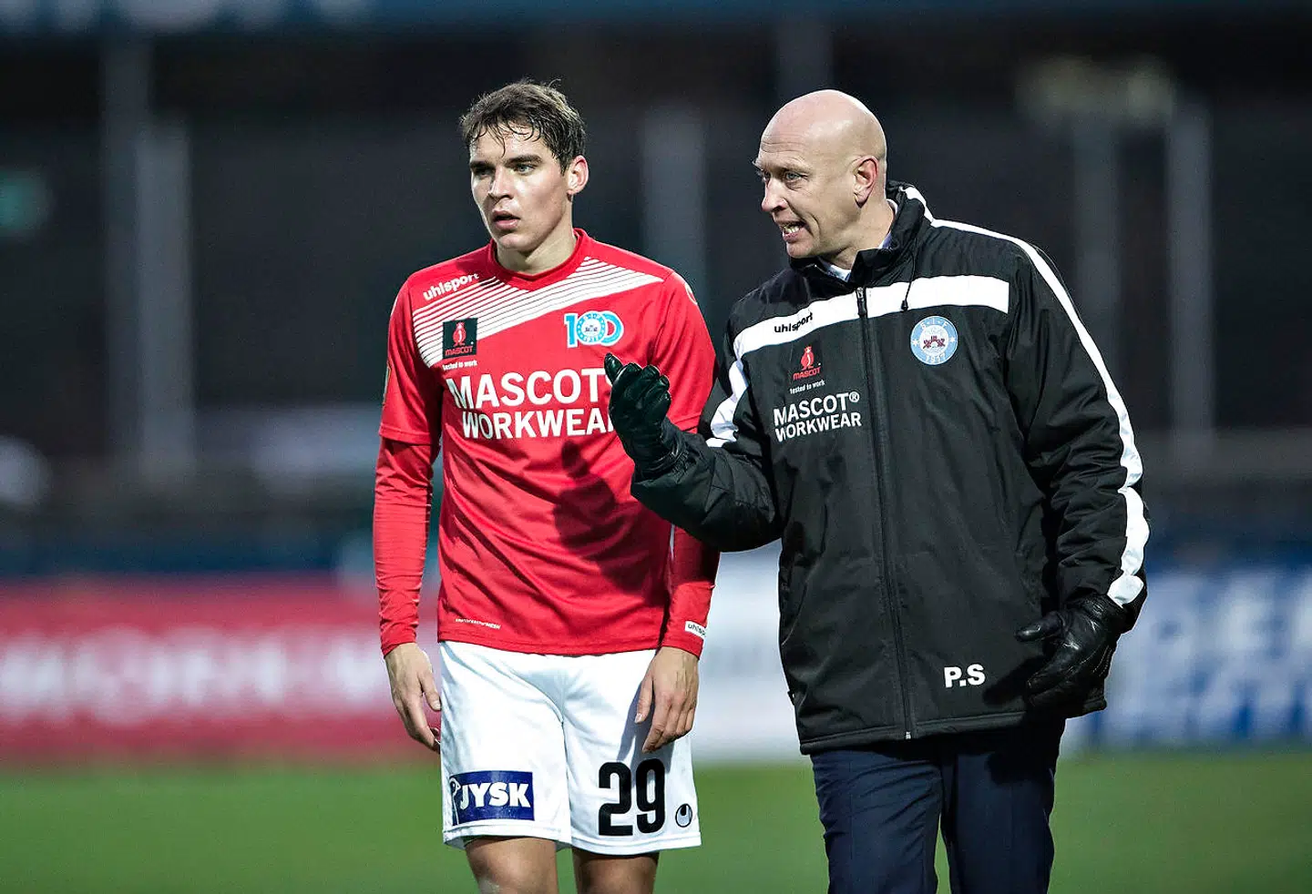Robert Skov og Peter Sørensen.