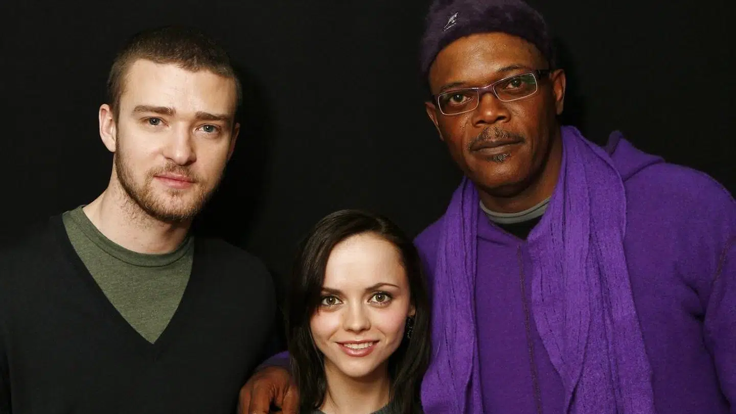Skuespillere fra filmen 'Black Snake Moan' med Justin Timberlake, Christina Ricci og Samuel L. Jackson til Sundance Film Festival i Park City, Utah den 24 januar 2007. REUTERS.