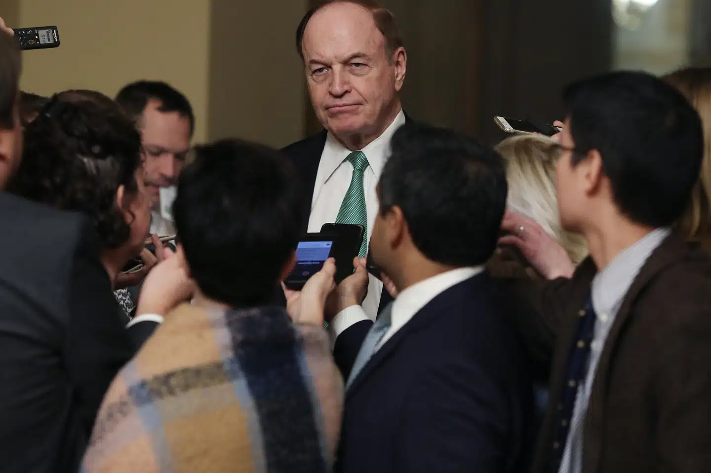 Richard Shelby, der har repræsenteret Republikanerne i forhandlingerne om en grænseaftale, siger natten til tirsdag dansk tid, at rammerne er på plads. (Arkivfoto). Mark Wilson/Ritzau Scanpix