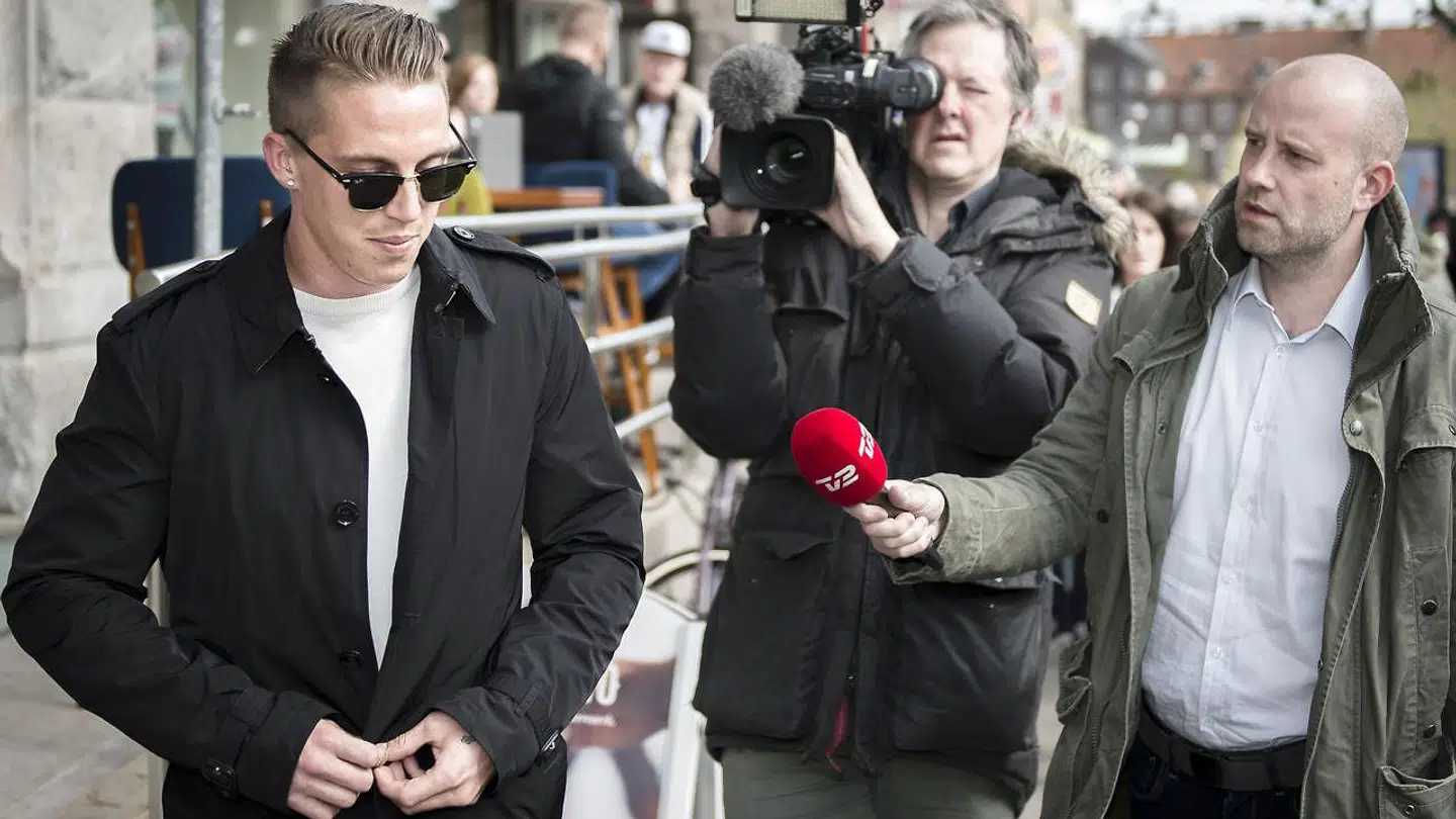 Nicki Bille efter en tidligere sag.