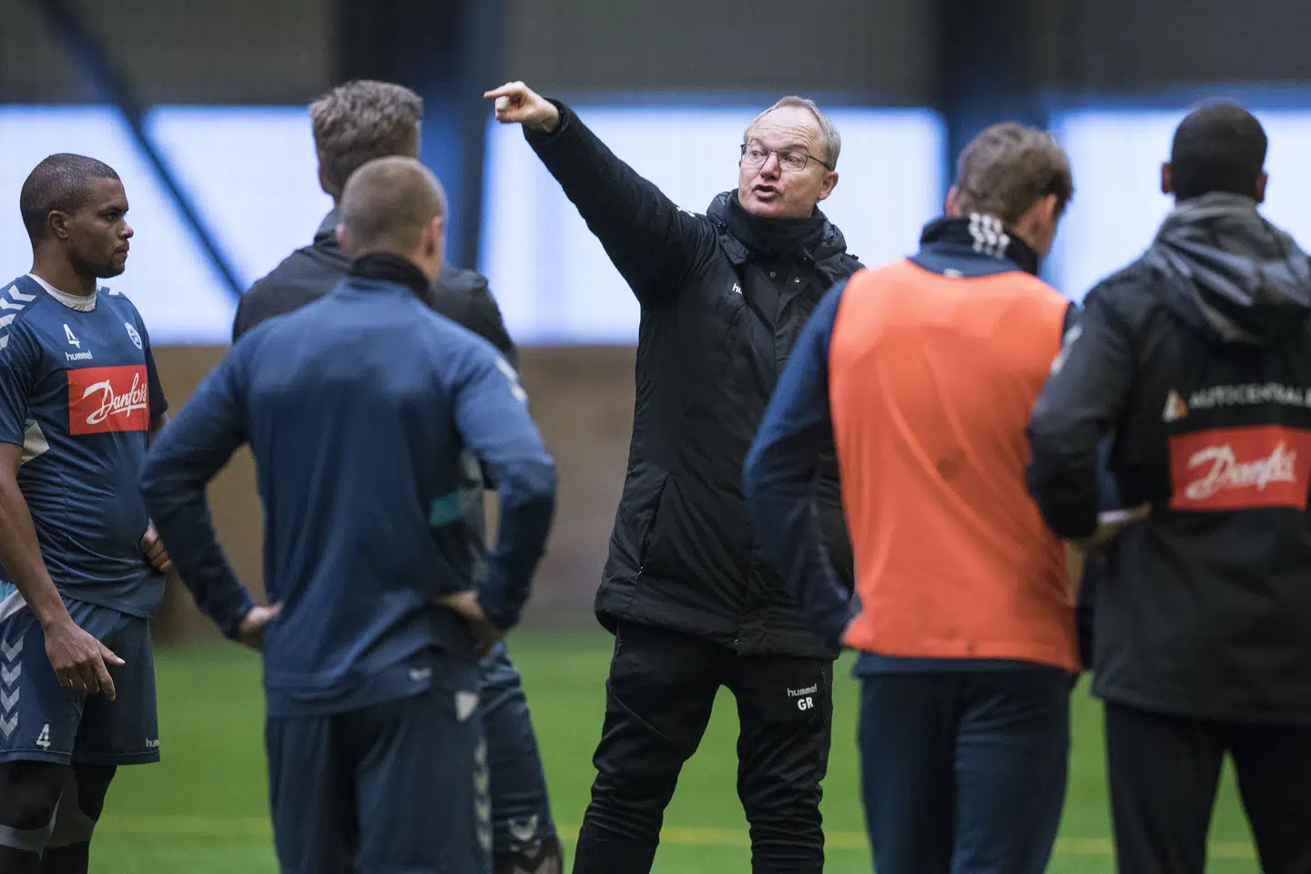 Glen Riddersholm har haft omkring en måned til at implementere nye idéer som Sønderjyske-træner. Claus Fisker/Ritzau Scanpix