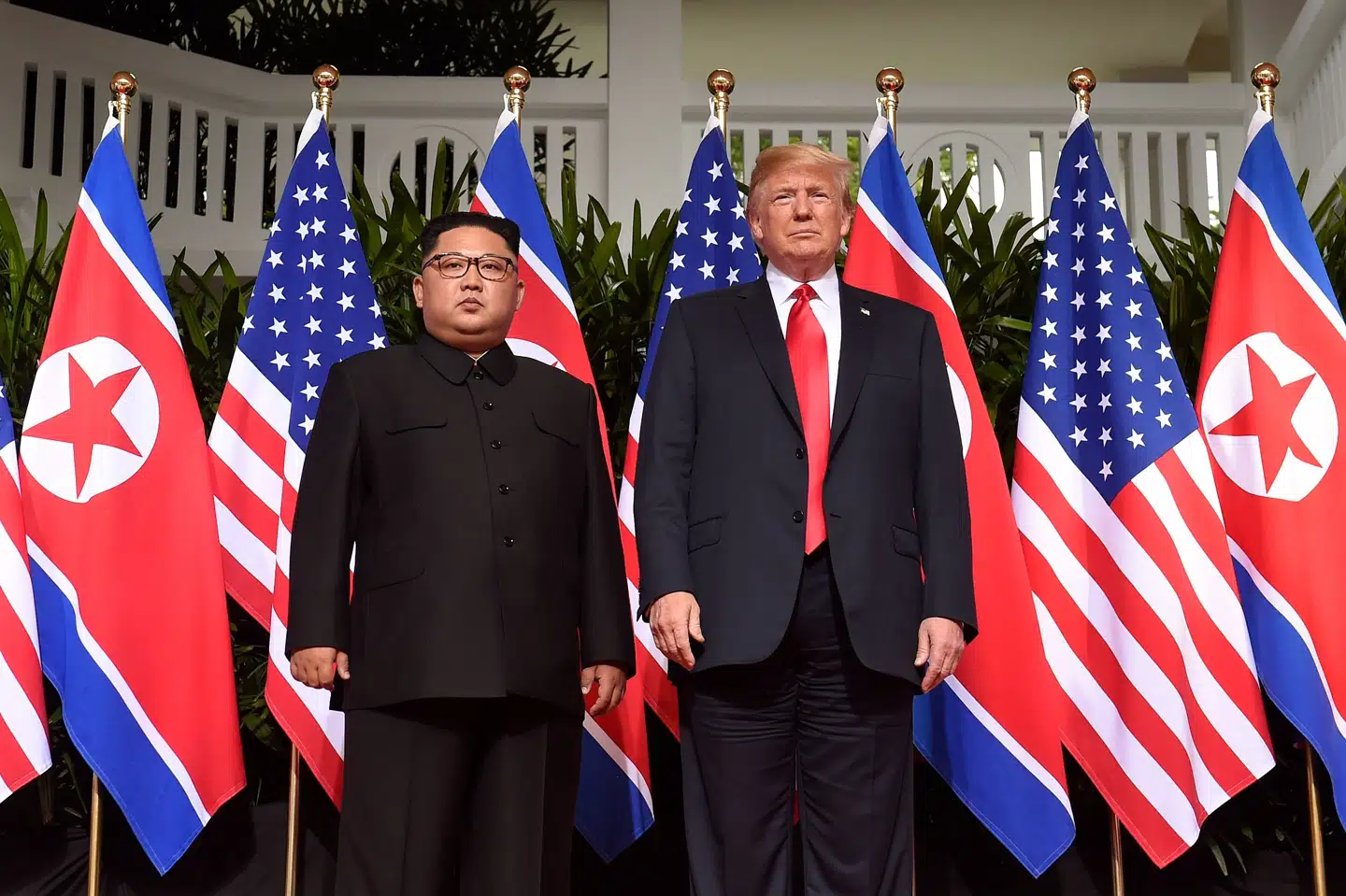 Kim Jong-un og Donald Trump skal ifølge den amerikanske præsident mødes i Hanoi ved udgangen af februar. Billedet her er taget i forbindelse med deres første møde i Singapore sidste sommer. (Arkivfoto). Saul Loeb/Ritzau Scanpix