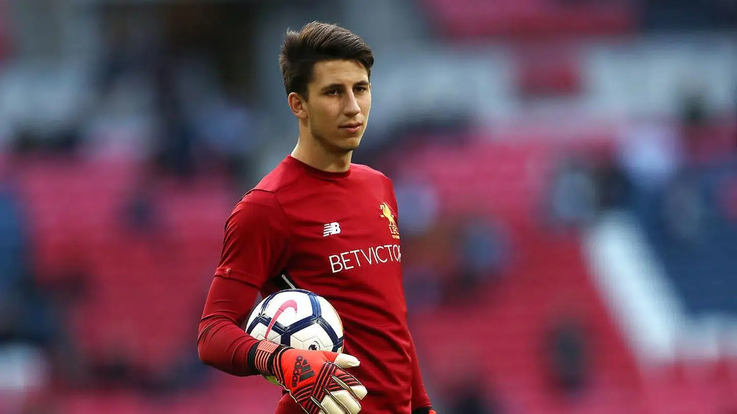Kamil Grabara er lejet i Liverpool FC.