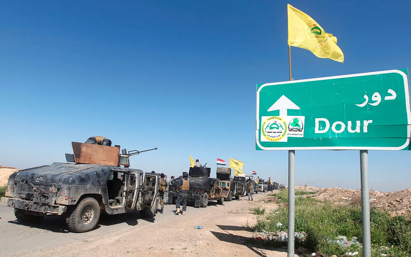 Irakiske sikkerhedsstyrker kæmper mod Islamisk Stat i 2015. Irak-krigen har skabt grobund for udviklingen af nye terrororganisationer.