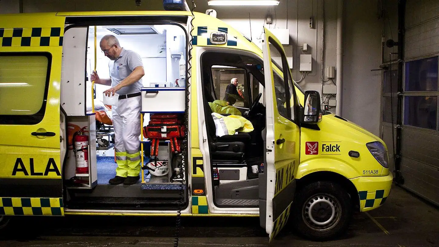 Ambulancetjenesten Falcks topchef græmmer sig over at læse om selskabets smædekampagne mod BIOS. Arkivfoto